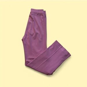 Pull&Bear Elegant Dark Pink Women's Pants